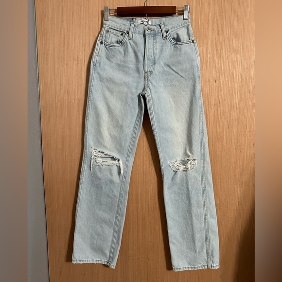 RE/DONE 90’s High Rise Loose Jeans, Size 25 (v) - Picture 2 of 8